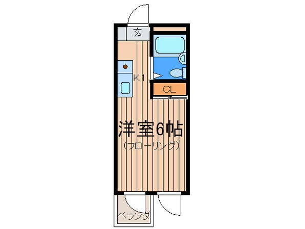 ＡＳＡＤＡ ＦＬＡＴの物件間取画像